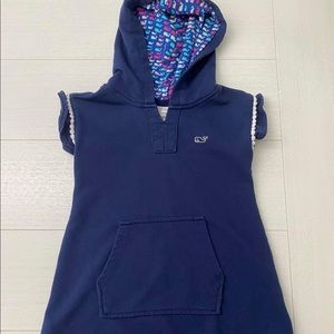 Vineyard vines target hooded dress/coverup 18m
